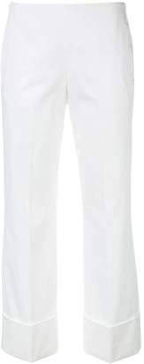 Fay cropped wide-leg trousers