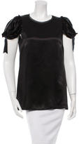 Thumbnail for your product : Dolce & Gabbana Silk Short Sleeve Blouse