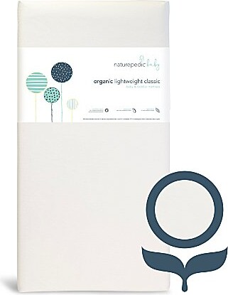 Naturepedic Organic Classic Lightweight Baby Crib Toddler Mattress