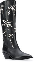 Thumbnail for your product : A.F.Vandevorst Palm Tree Patterned Boots