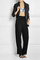 Thumbnail for your product : Alexander Wang Waxed-leather biker jacket