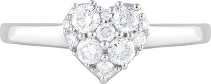 Lab Grown Diamonds Silver 0.33 ct. tw. Lab-Grown Diamond Ring