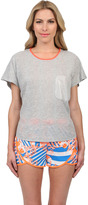 Thumbnail for your product : Stella & Jamie Stella and Jamie Noona Pocket T-Shirt in Heather Grey