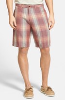 Thumbnail for your product : Tommy Bahama 'Saltwater Shore' Linen Blend Plaid Shorts