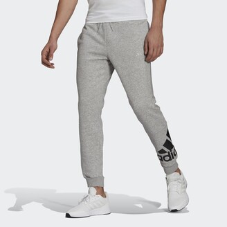 adidas Essentials Fleece Tapered Cuff Logo Pants - ShopStyle