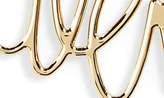 Thumbnail for your product : Valentino Logo Script Hoop Earrings