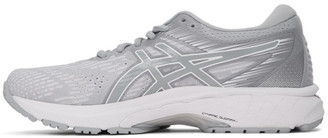 Asics White and Grey GT-2000 8 Sneakers