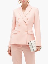 Thumbnail for your product : Altuzarra Double-breasted Wool-blend Jacket - Light Pink