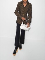 Thumbnail for your product : Fendi Brown FF Logo Print Belted Jacket