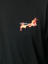 Thumbnail for your product : Marcelo Burlon County of Milan Flaming Basketball print T-shirt