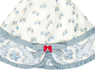 MonnaLisa Girls' Cappello Printed Hat w/ Tags