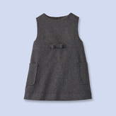 Thumbnail for your product : Jacadi Flannel bow-trimmed dress