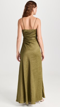 【Aje】Clarice Draped Maxi Dress/ドレープマキシドレス/olive ajeee3031994689_1699023655727_