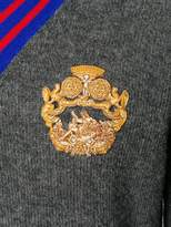 Thumbnail for your product : Versace contrast trim sweater