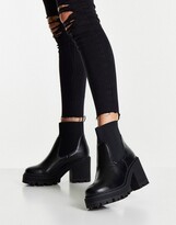 Chunky Heel Chelsea Boots | Shop the world's largest collection of fashion  | ShopStyle UK