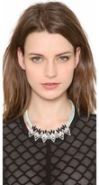 Thumbnail for your product : Elizabeth Cole Navette Station Necklace