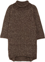 Thumbnail for your product : Victor Alfaro Oversized metallic knitted sweater