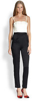 Thumbnail for your product : Alice + Olivia Arrow Pleated Jumpsuit