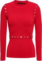 Thumbnail for your product : Alexander Wang Snap-detailed Stretch-knit Top