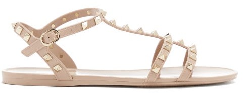 valentino nude flip flops
