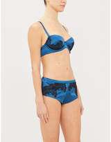Thumbnail for your product : Myla Grosvenor Square silk-satin French knickers