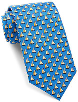 Thumbnail for your product : Tailorbyrd Silk Sailboat Tie