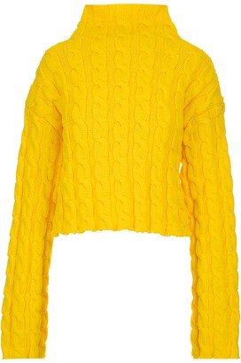 balenciaga sweater womens yellow