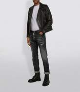 Thumbnail for your product : DSQUARED2 Distressed Zip Jeans