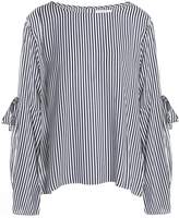 Thumbnail for your product : Velvet by Graham & Spencer Bow-detailed Striped Woven Top
