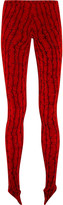 Thumbnail for your product : Vivienne Westwood Witches glittered stretch-jersey leggings