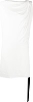 Thumbnail for your product : Rick Owens Draped Cotton Mini Dress