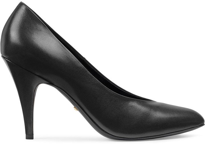 black heels gucci