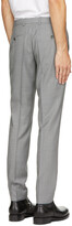 Thumbnail for your product : HUGO BOSS Grey Virgin Wool Genius5 Trousers