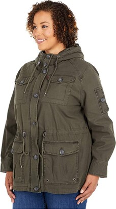 Levi's Plus Size Hooded Cotton Military Parka Jacket - ShopStyle