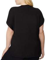 Thumbnail for your product : Wilson Rebel x Angels Plus Rebel x Angels Mixed-Media Cold-Shoulder Top