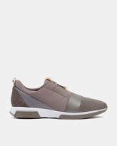 Thumbnail for your product : Ted Baker CEPA Strap detail suede trim trainers