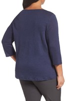 Thumbnail for your product : Eileen Fisher Plus Size Women's Organic Linen Jersey Top