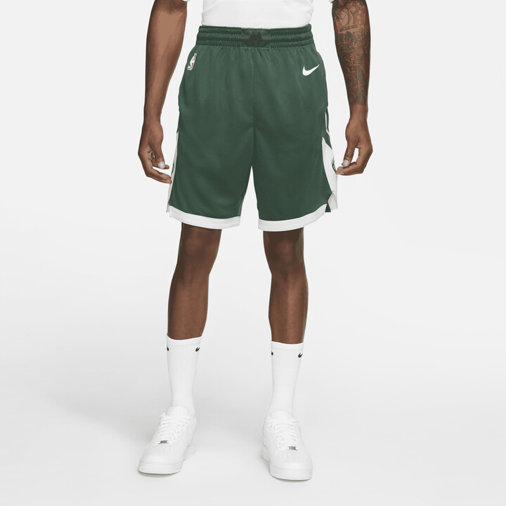Nike Milwaukee Bucks Icon Edition Men's NBA Swingman Shorts in Green -  ShopStyle