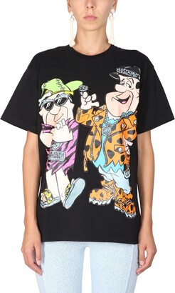 Moschino The Flintstones Printed Crewneck T-Shirt