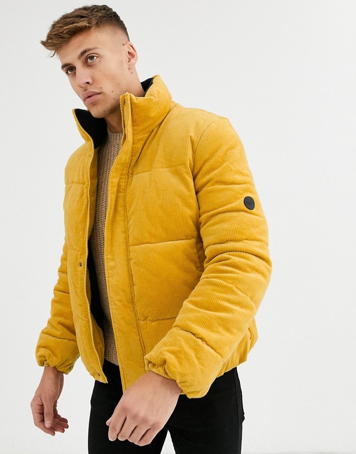 NATIVE YOUTH cord puffer jacket - ShopStyle Outerwear