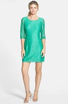 Thumbnail for your product : Lilly Pulitzer 'Camelia' Metallic Lace Sheath Dress