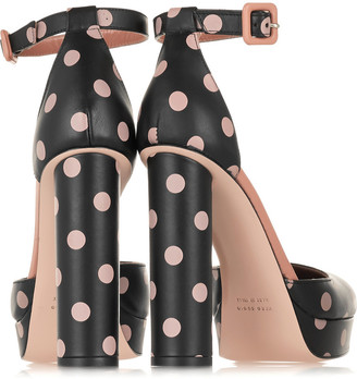 RED Valentino Polka-dot leather pumps