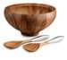 Thumbnail for your product : Nambe Yaro 4 Quart Wood Salad Bowl & Servers