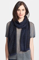 Thumbnail for your product : Tory Burch 'Reva - Leopard' Wool Scarf