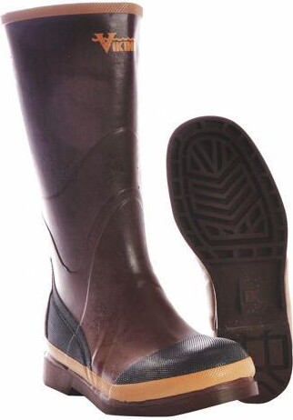 Viking VW29-15 Unisex R) Tall Rubber Boots, Plain Toe, 16' Height,