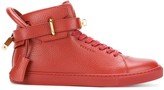 Thumbnail for your product : Buscemi Padlock Detail High Top Sneakers