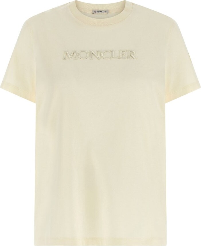 Moncler Embroidered Tonal Logo T-Shirt