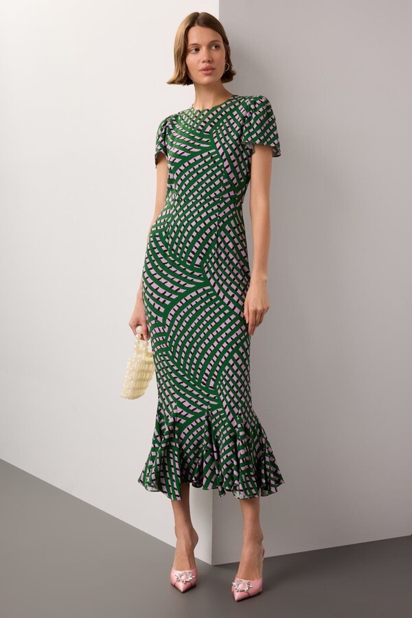 Rhode Resort Lulani Dress Purple-multicolored-print