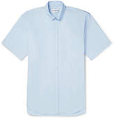 Thumbnail for your product : Balenciaga Oversized Printed Button-Down Collar Cotton-Poplin Shirt