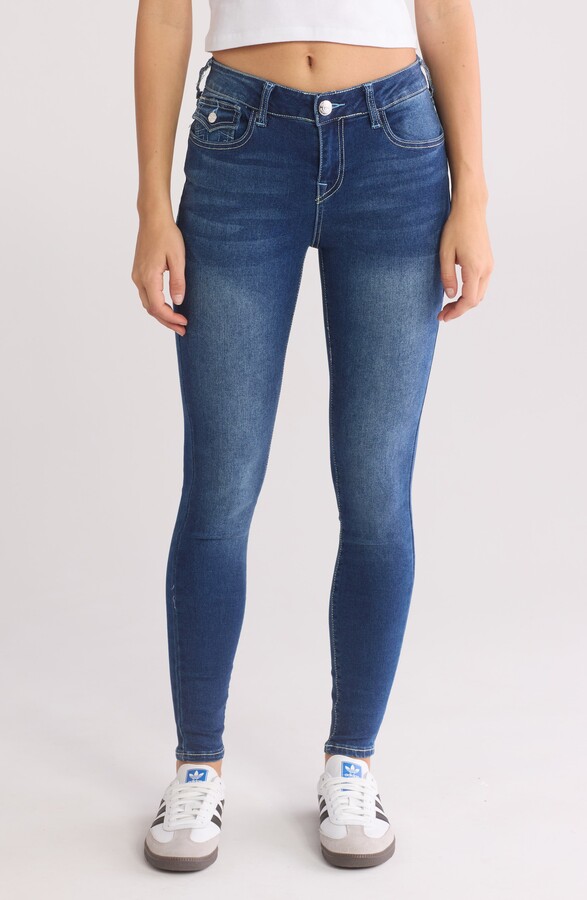 Jennie Big T Mid Rise Skinny Leg Jeans